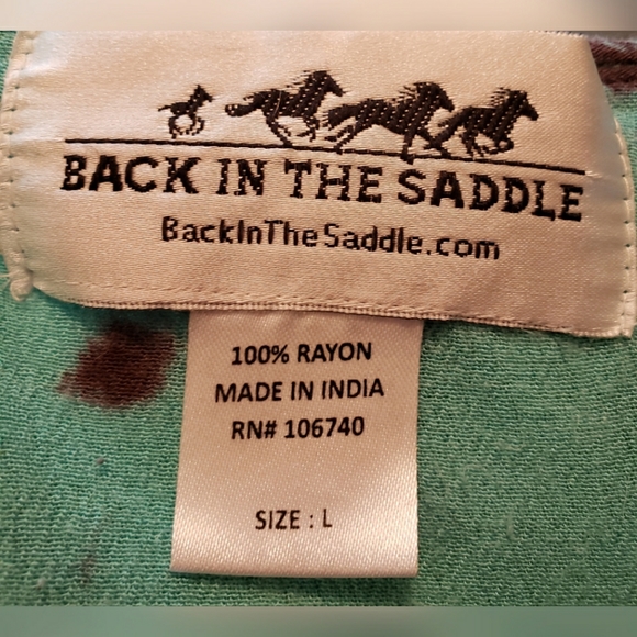 Back in the Saddle Blue Tie Dye Fringe Dress - Picture 3 of 3